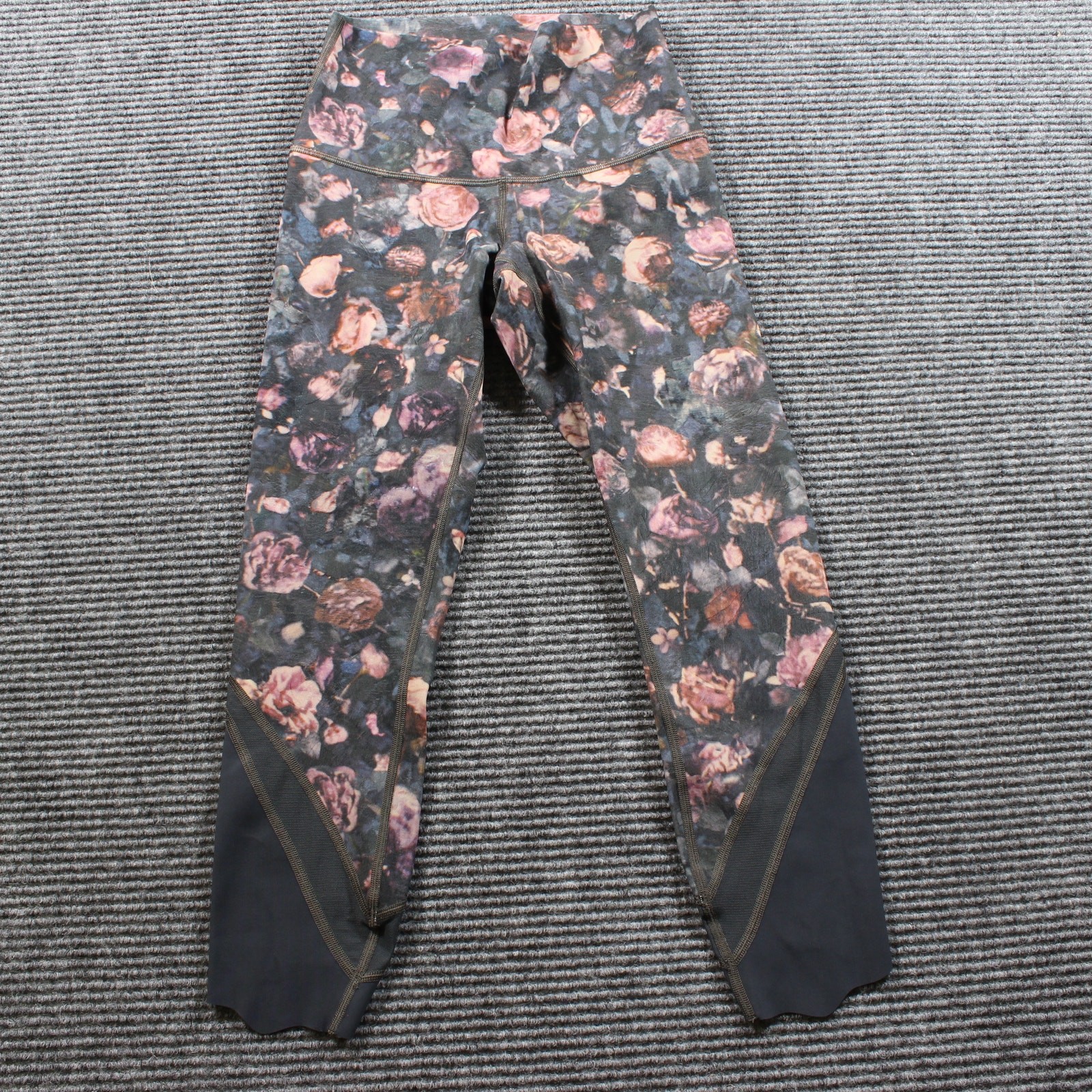 Lululemon Leggings Women's 4 Floral Print High Rise 7/8 Compression