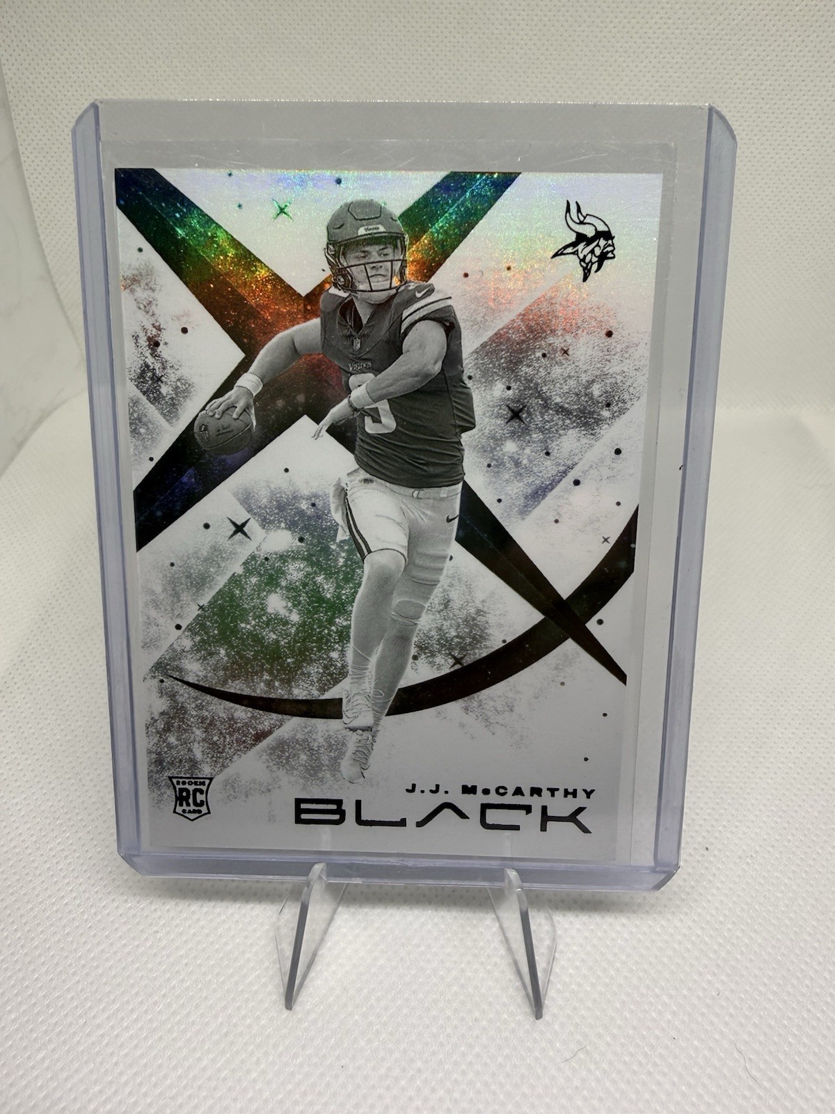 2024 Panini Black WHITE NIGHT SP JJ MCCARTHY #WN-JJM Vikings RC