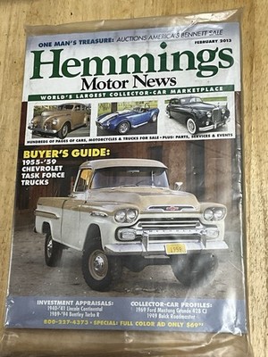 Hemmings Motor News Magazine Feb 2013 Buyer s Guide 1955-59 Chevy Task Force