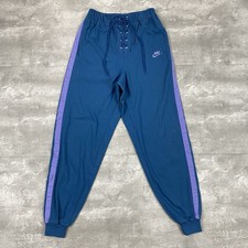 vintage NIKE CROSS TRAINING pants jogger Womens S 90s stripes sweatpants workout