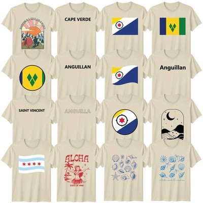 T-Shirt Strand und Meer Fantasy patriotisch Erwachsene Meerjungfrauen Geburtstag Geschenk