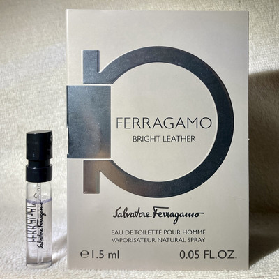 Salvatore Ferragamo Bright Leather Eau de Toilette EDT Sample Spray .05oz, 1.5ml