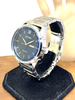 Citizen J800-S128439 AW0081-54L Day Date Eco Drive Solar Mens