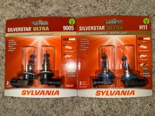 -new In Packaging- Sylvania Silverstar Ultra -9005 H11- Hilo Beam 4 Bulbs
