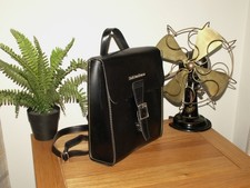 Dr. Martens black kiev leather mini backpack rucksack small bag used once!! 366