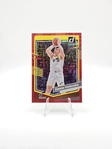 Simone Fontecchio [Red] #143 2023 Panini Donruss card