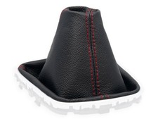 SCHALTMANSCHETTE FUR OPEL ASTRA K 2015-2021 SCHALTSACK ECHTELEDER NAHT ROT