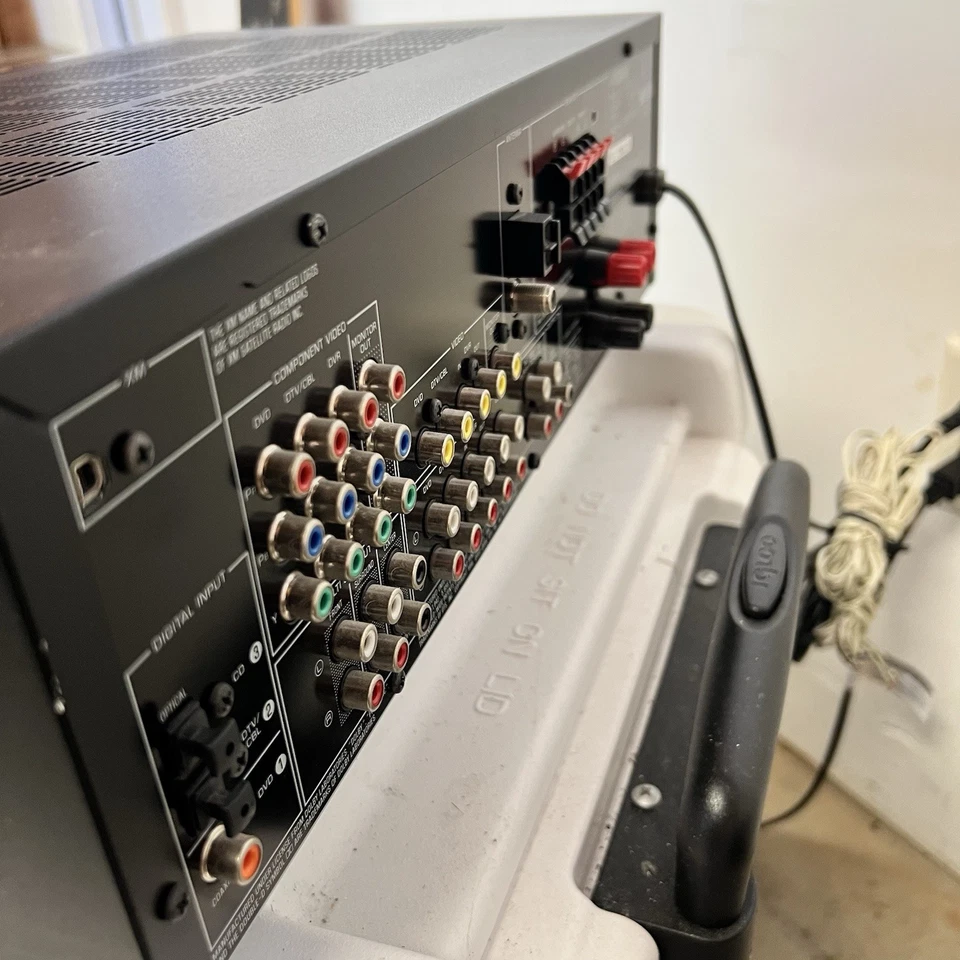 Yamaha HTR-6030 Natural Sound AV Receiver Black HI-FI Tested No Remote Preowned - Image 2 of 2