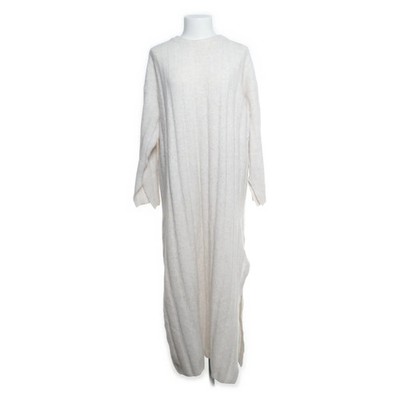 H&M, Maxikleid, Größe: M, Beige, Elasthan/Polyester/Wolle, Einfarbig #dBq