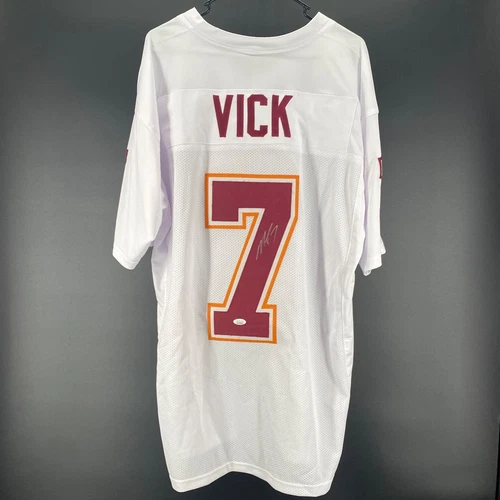 Michael Vick JSA Autographed Jersey #7 Atlanta Falcons WPP766833 White Red NFL
