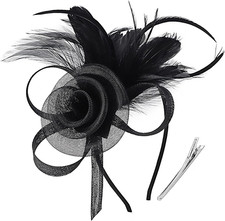 Fascinators for Women Tea Party Hats for Women Fascinator Church Hat with Cli...