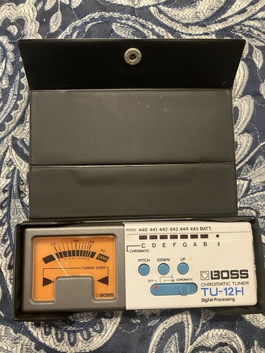 Vintage Boss TU-12H Chromatic Guitar Tuner made in Japan