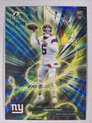 Jaxson Dart 2025 Topps Resurgence Blue Surge Conductors #C-13 (RC)  /99