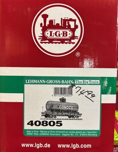 LGB 40805 Conoco Tank Car G-Scale -NEW - Picture 5 of 5