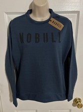 NOBULL Women s Crew Neck Sweatshirt Blue Size XS - NWT