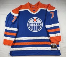 NWOT Mitchell & Ness 1986 NHL Edmonton Oilers Paul Coffey #7 Jersey Mens 2XL