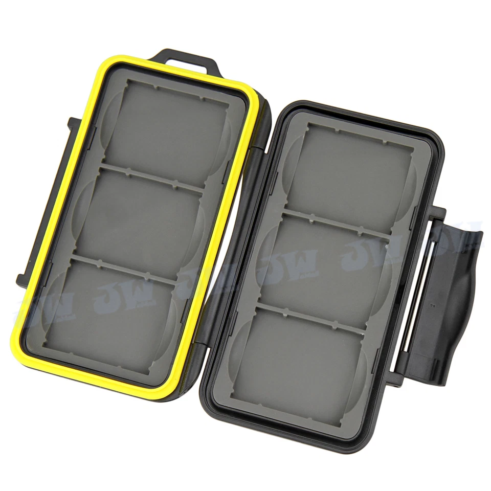 JJC Water-Resistant Hard Storage Memory Card Case For 6 CF Compact Flash Cards - Image 3 of 4
