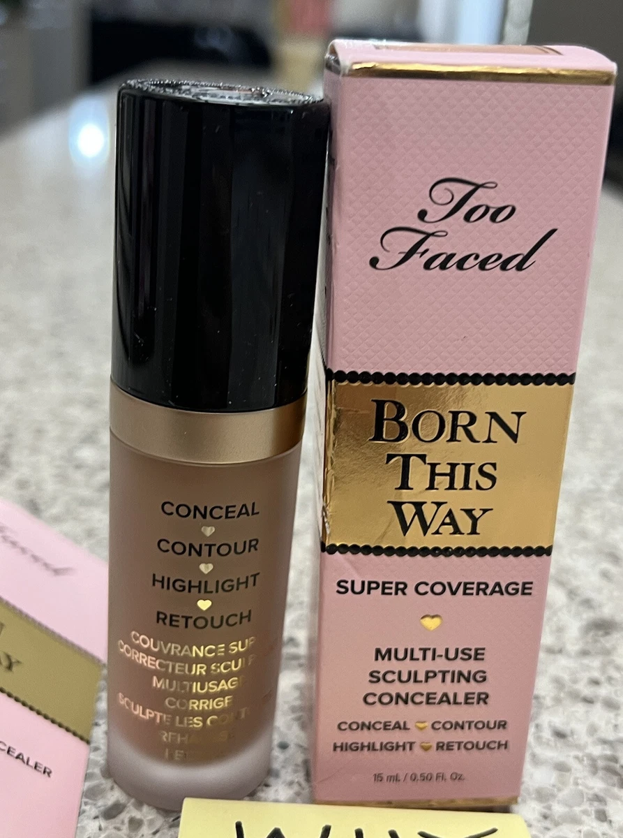Too Faced Born This Way Multi-Use Concealer GOLDEN .50oz/15mL FULL SZ SEALED $34