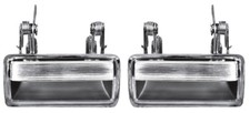 New 1971-1973 Ford Mustang Chrome Outside Door Handles Both Left And Right Pair