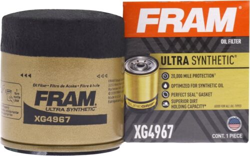 FRAM Ultra Synthetic Automotive Replacement Oil Filter with SureGrip (Pack of 1)