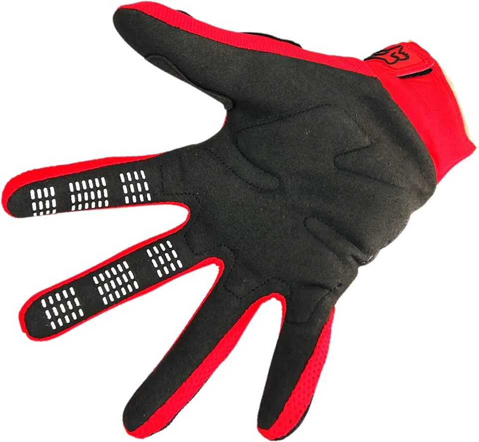 Fox Dirtpaw Guante Bicicleta de Montaña Moto de Cross Motocross Guantes Flo Rojo - Imagen 3 de 4