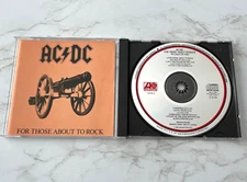 AC/DC For Those About To Rock We Salute You CD EARLY PRESS! Atlantic SD 11111-2