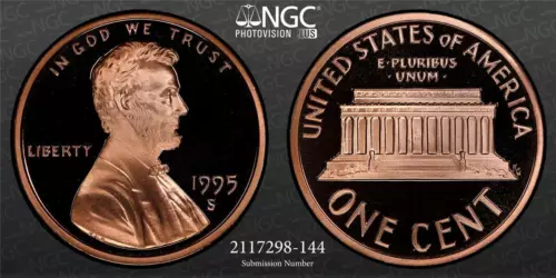 1995 S LINCOLN CENT PROOF 1C PF70 RD ULTRA CAMEO UCAM NGC PhotoVision® SKU 3101