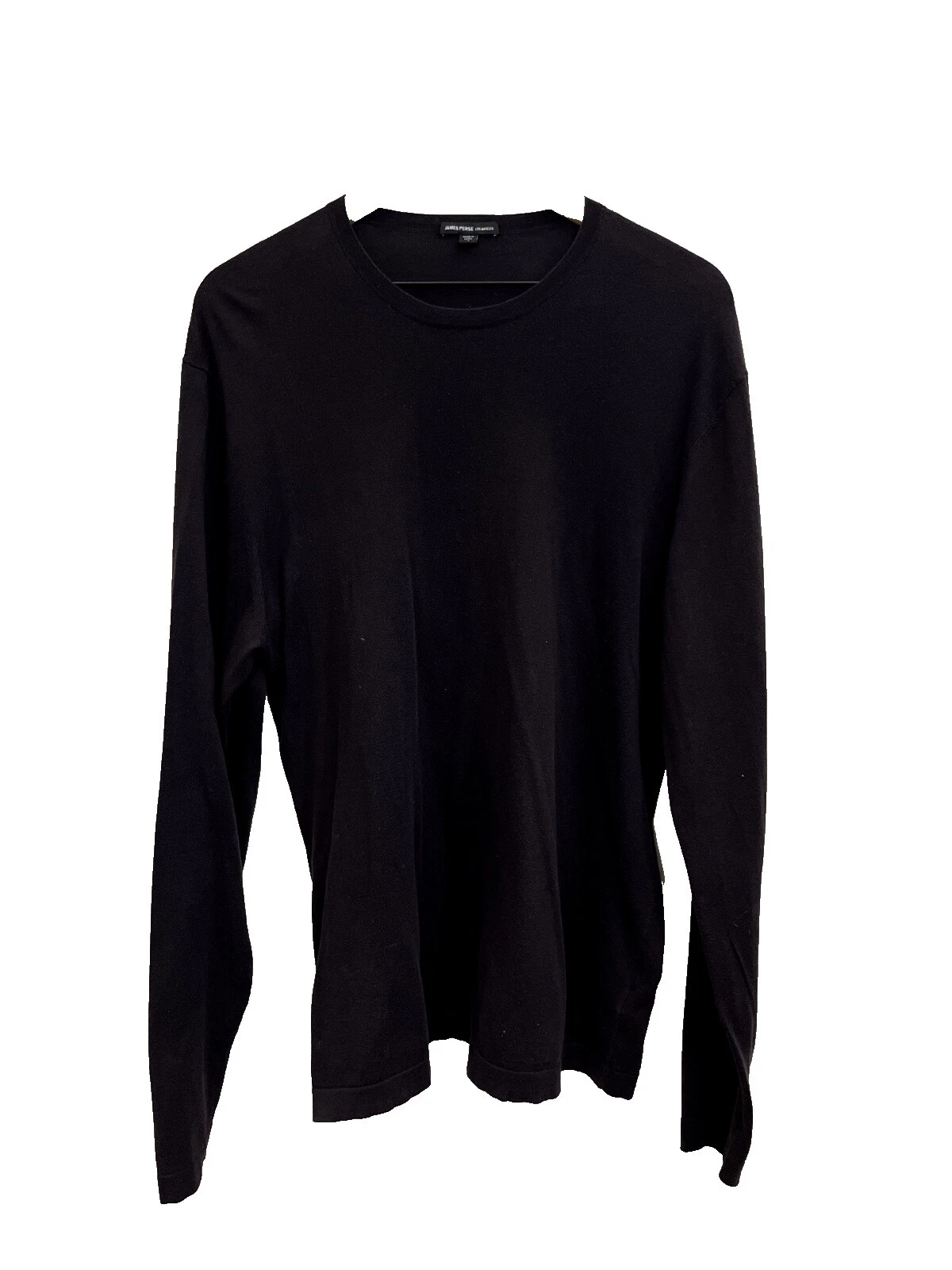 Suéteres de cuello redondo de algodón James Perse para hombres