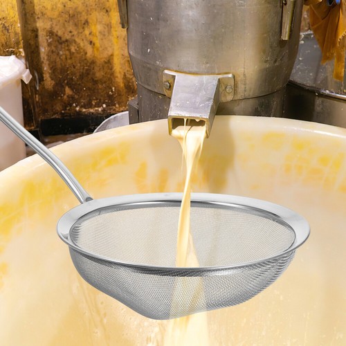 Stainless Steel Colander Fine Mesh économies Strainer for Grease with Wood Handle
