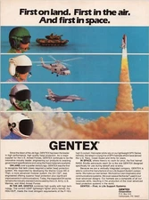 Gentex Military Head Protection Carbondale PA Print Ad 1985