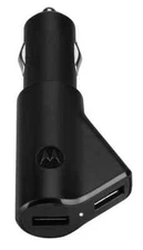 Original Motorola SPN5581A Rapid Dual-Port USB Car Vehicle Charger Adapter