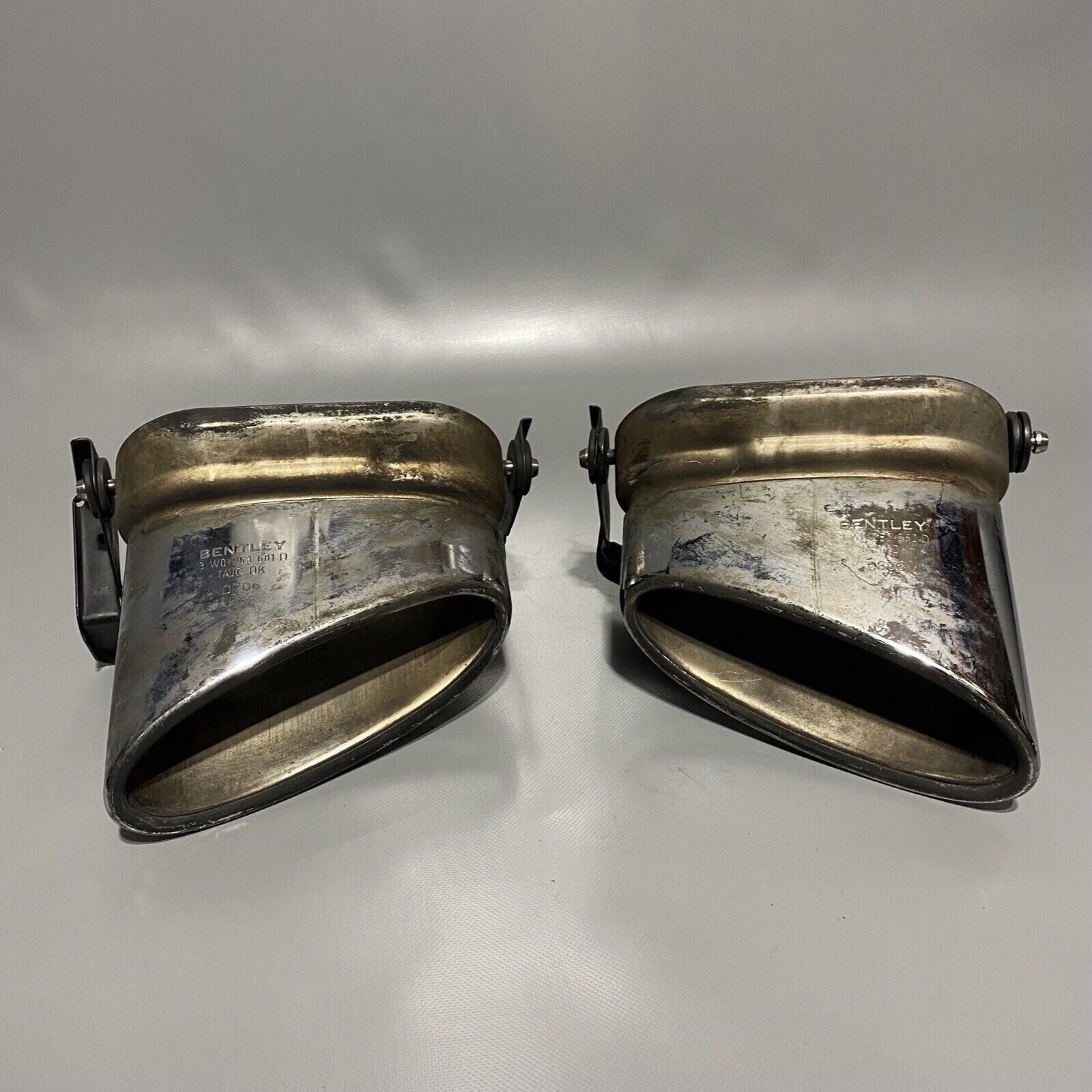 BENTLEY CONTINENTAL FLYING SPUR MUFFLER PIPE TIP 2006 07 08 09 10 11 2012 LEFT