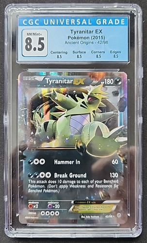 Tyranitar-EX graded CGC 8.5 for sale on eBay