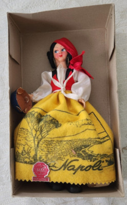Vintage Lela Florence Italy Napoli Doll in original box.