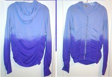 *Athleta Cadence HOODED Jacket Ombre Pansy Pu...