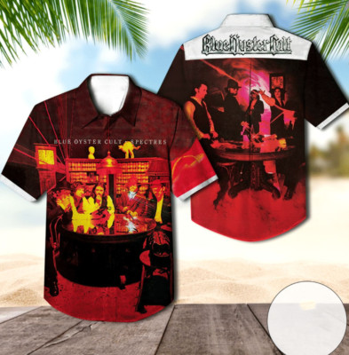 Blue Oyster Cult Spectres Album Cover Hawaiian Shirt Size S-5XL