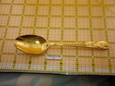 Chester A Arthur  Wm Rogers Co. Vintage Gold Plated Souvenir Spoon