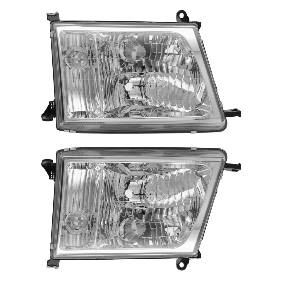 Par de faros halógenos diestro + diestro para 98-05 Toyota Land Cruiser 100 Foto 4 de 4