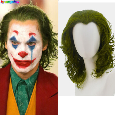 Short Green Joker Wig Short Green Joker Movie Clown Batman