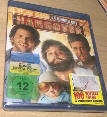 Hangover Extended Cut Neu Ungeöffnet Blue-ray