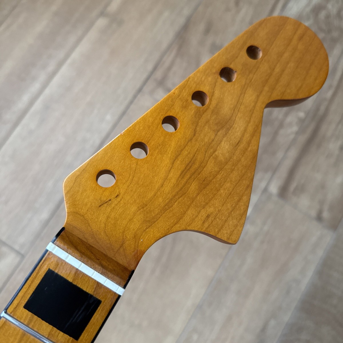 Jaguar Mustang Stainless Roasted Maple Neck 24” Short Scale Jaguar Mustang Stainless Roasted Maple Neck 24” Short Scale