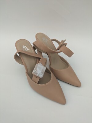 4 TH & RECKLESS Harmony Ankle Strap Court Shoes Heels in Nude - SIZE UK 3 /EU 36