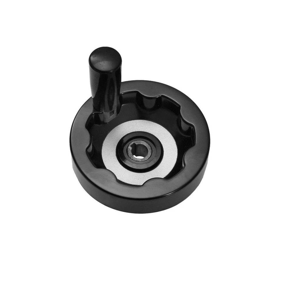 Handrad Handkurbel Drehkurbel Stellrad Kurbelrad Maschinenkurbel mit Wellennut - Bild 2 von 4