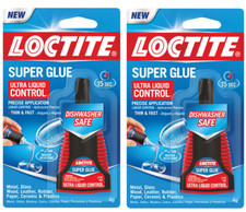 2 pack LOCTITE Ultra Liquid Control Super Glue 4 gram 1647358 Adhesive