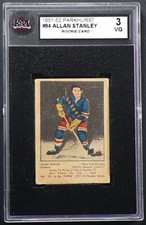 1951-52 Parkhurst #94 Allan Stanley RC Rookie KSA3 VG New York Rangers #22321