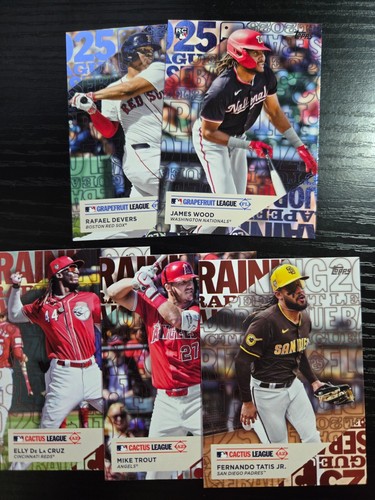 2025 Topps Series 1 Inserts-Relic/Cactus/Grapefruit League/First Pitch/Greatest - Picture 4 of 4
