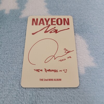 TWICE Nayeon 2nd Mini Album NA ABCD Type-12 Photo Card Official(4