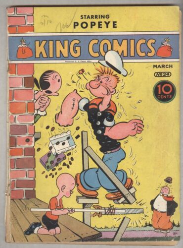 King Comics #24 mars 1938 G+ - Photo 1/2