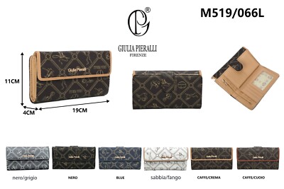 Giulia Pieralli - Portemonnaie / Geldbörse inkl. Multifach Damen Modell 066L