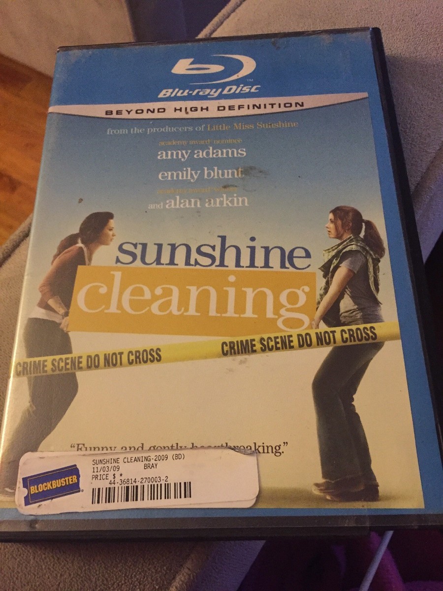 Sunshine Cleaning DVD Blu-ray Amy Adams, Emily Blunt, Alan Arkin